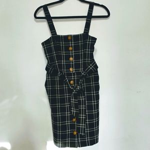Abercrombie and Fitch gingham dress button up